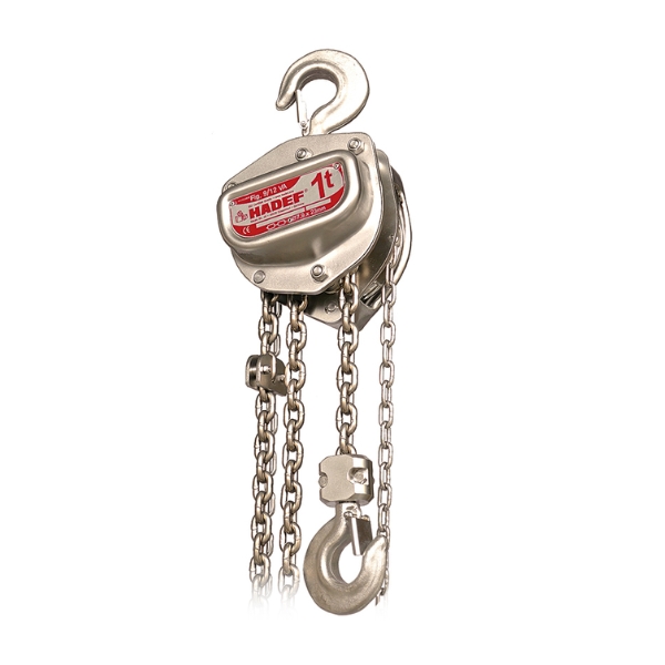 גלגלת גוף נירוסטה 9612VA עם וו מתלה HADEF