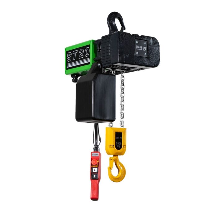 גלגלת הרמה שרשרת חשמלית עם תליית אונקל ST 20 STAHL